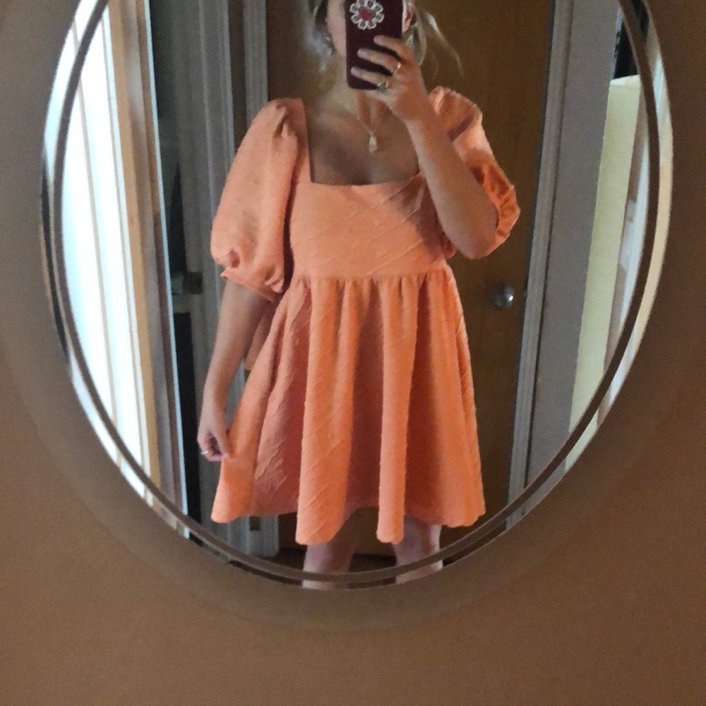 Free people peach dress